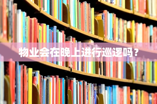 物业会在晚上进行巡逻吗？