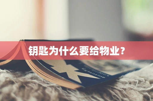 钥匙为什么要给物业？