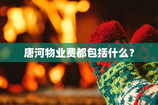 唐河物业费都包括什么？
