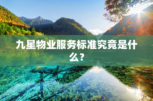 九星物业服务标准究竟是什么？