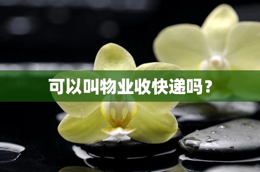 可以叫物业收快递吗？