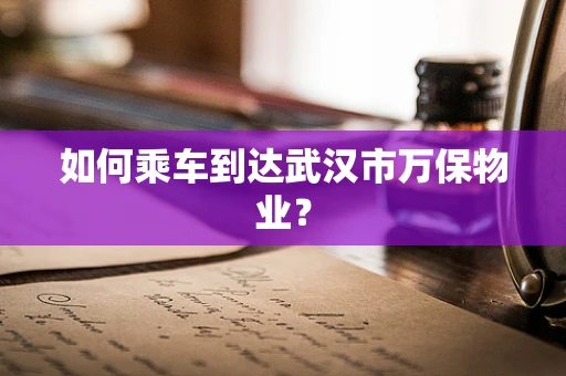 如何乘车到达武汉市万保物业？