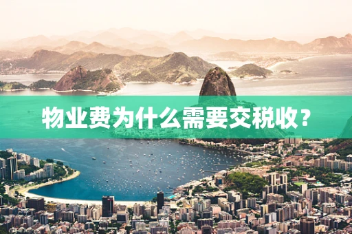 物业费为什么需要交税收？