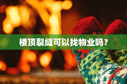 楼顶裂缝可以找物业吗？