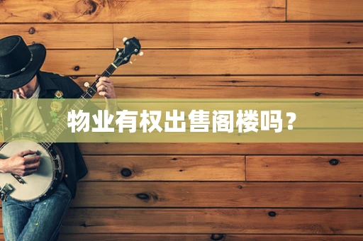 物业有权出售阁楼吗？
