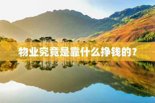 物业究竟是靠什么挣钱的？
