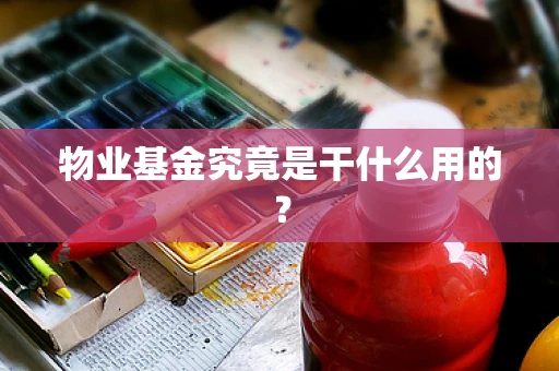 物业基金究竟是干什么用的？