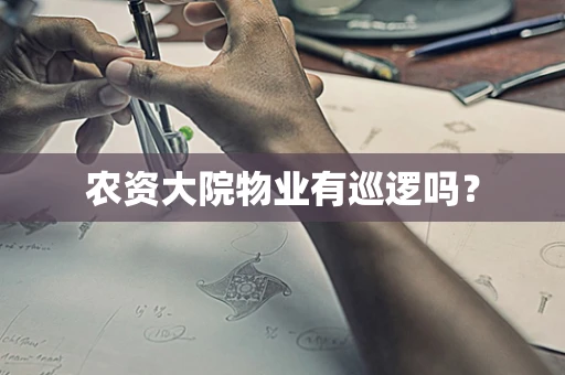 农资大院物业有巡逻吗？
