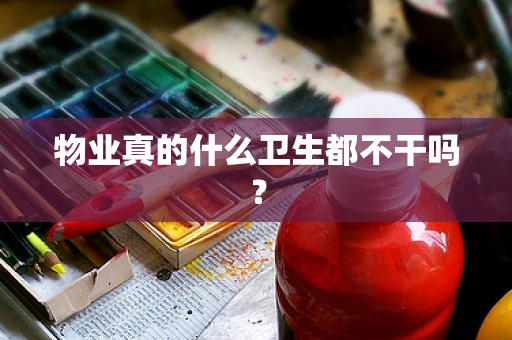 物业真的什么卫生都不干吗？