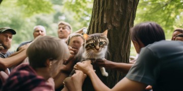 物业救助猫咪会违法吗？