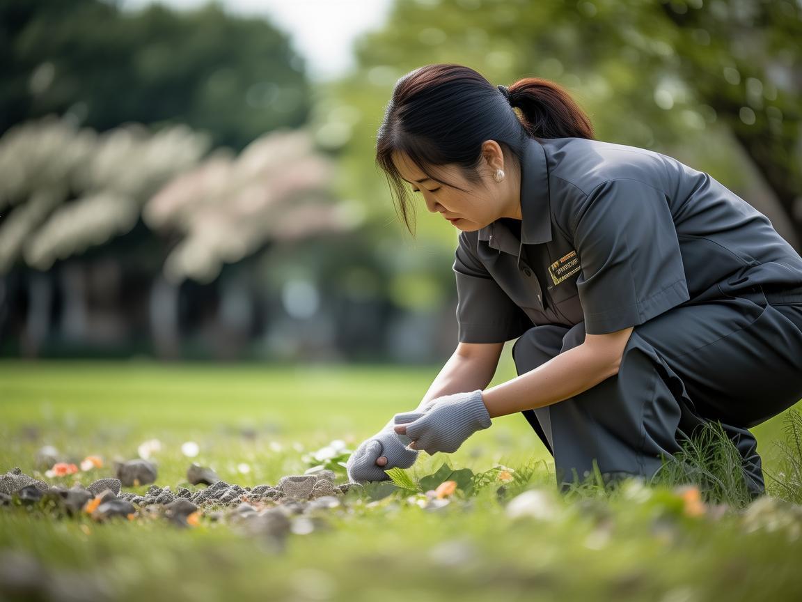 物业客服捡石子合法吗？